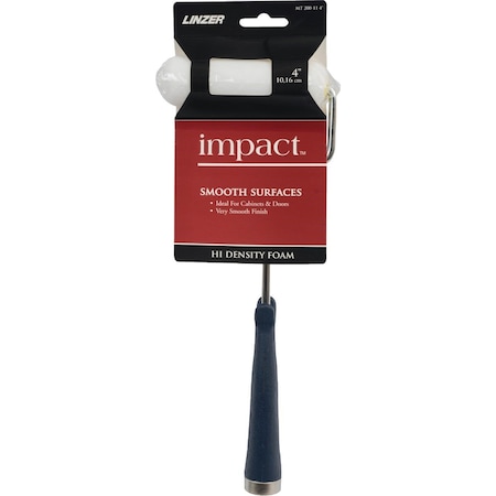 Linzer Linzer Impact 4 In. x 11 In. Mini Foam Roller Cover & Frame MT 200-11 0400